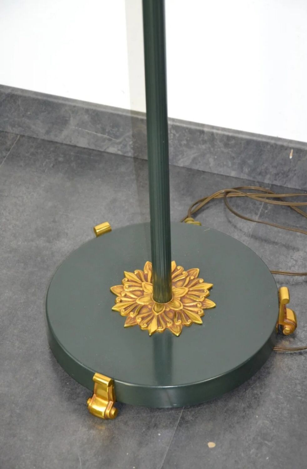 Floor lamp petitot empire style