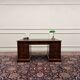 English Classic Desk with Green Leather