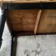 Large farmhouse table 180 cm feet turned - early twentieth