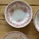 Assiettes creuses roses