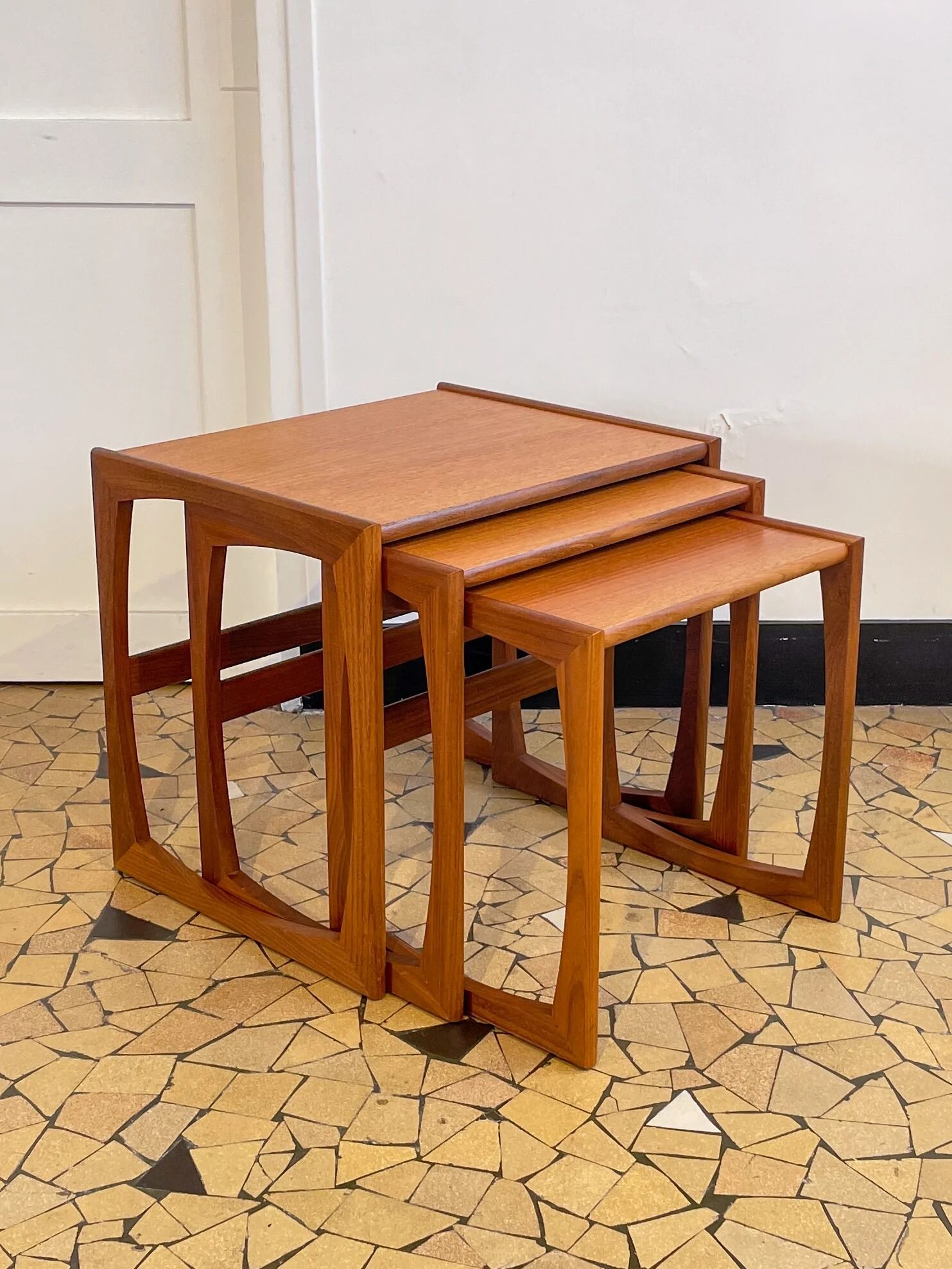 Modernist trundle coffee table, G-plan