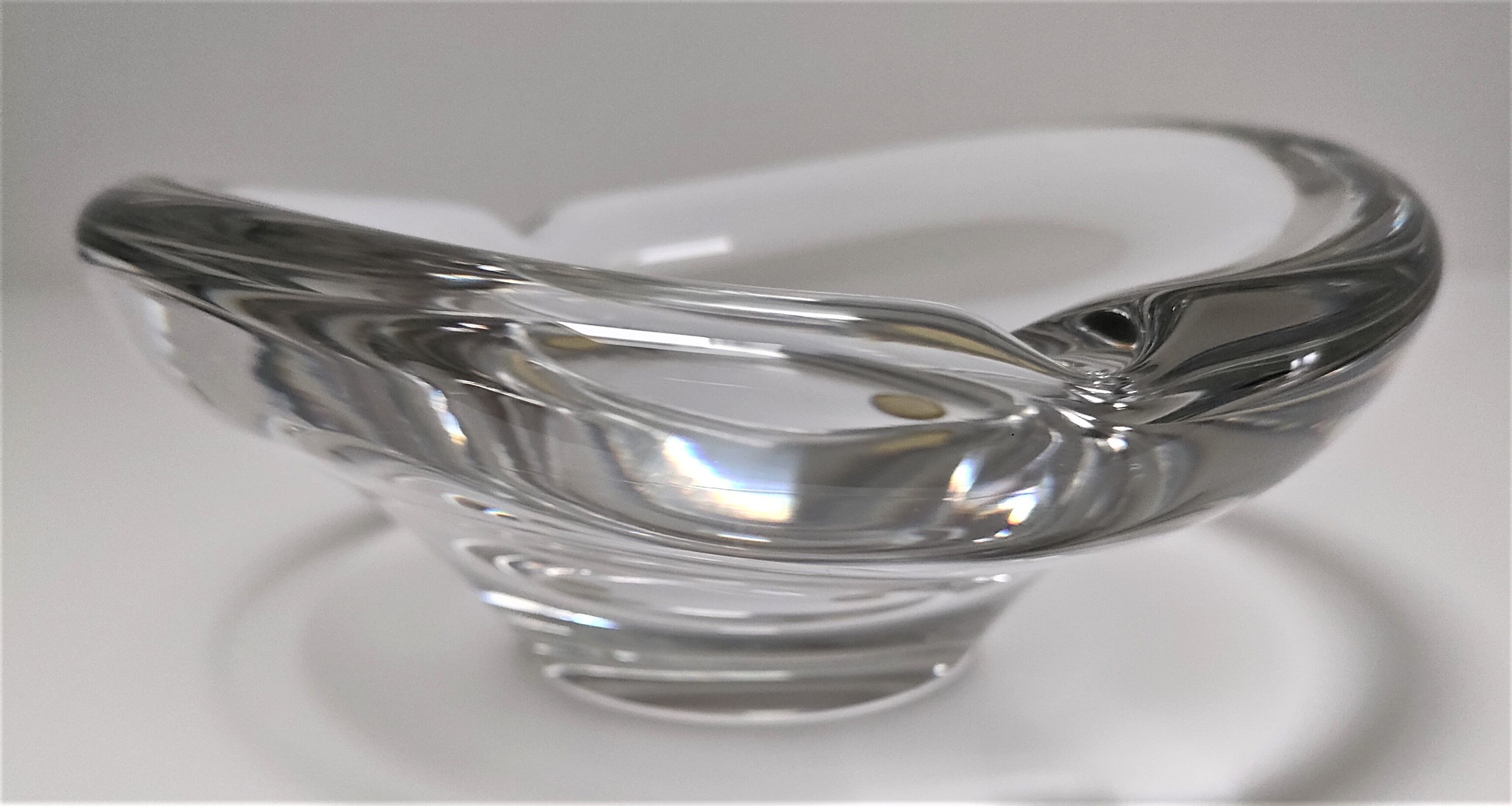 Design art glass ashtray by Kosta