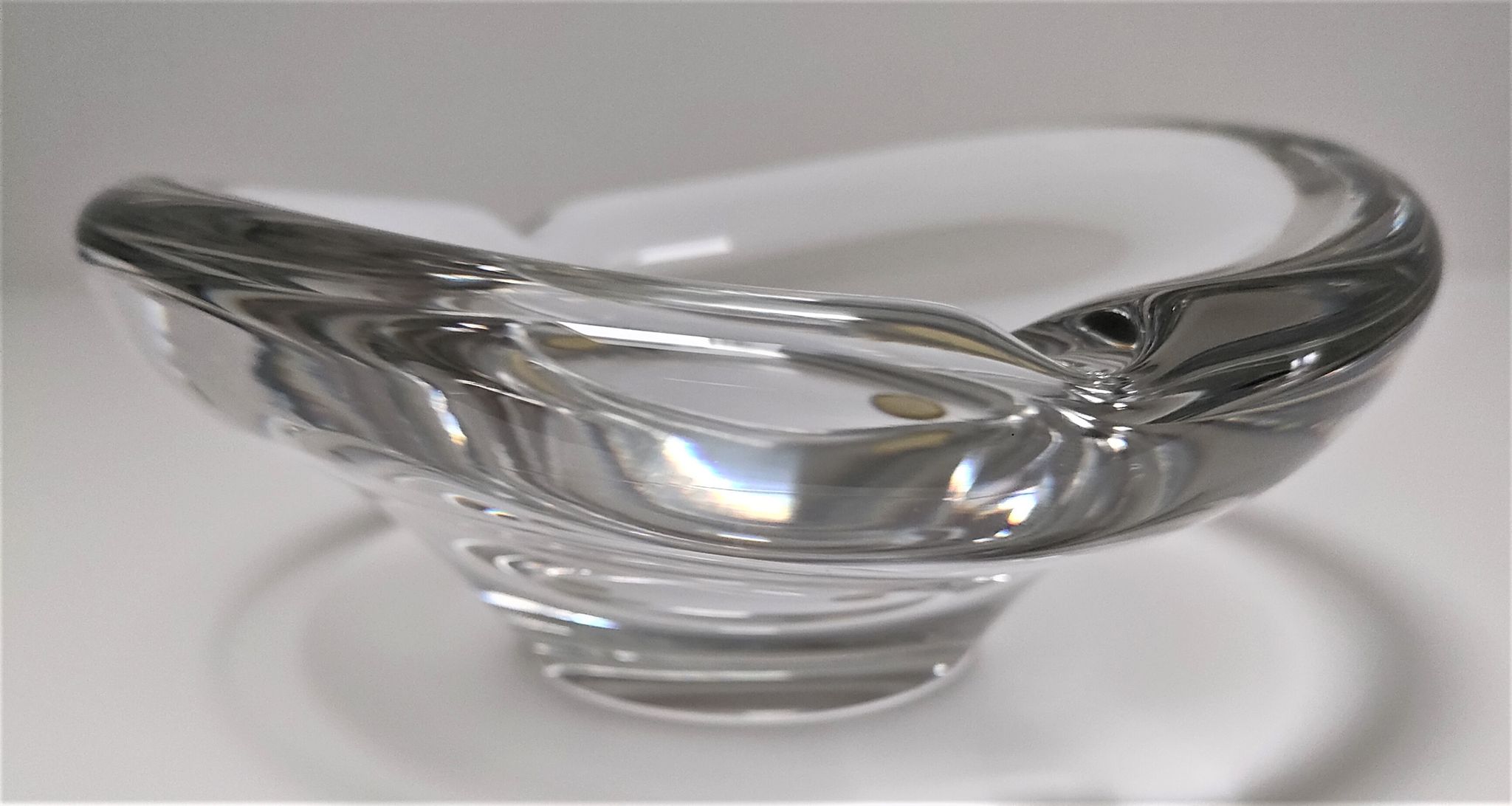 Design art glass ashtray by Kosta