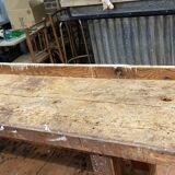 Établi d'ébeniste en bois