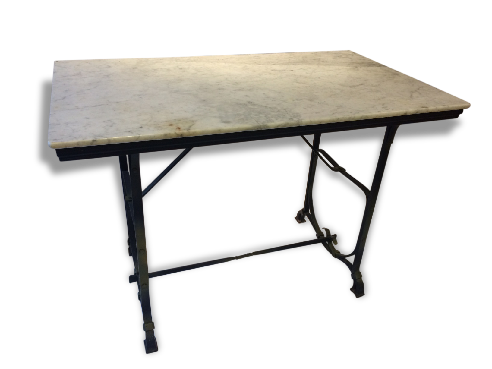 Table bistrot en marbre