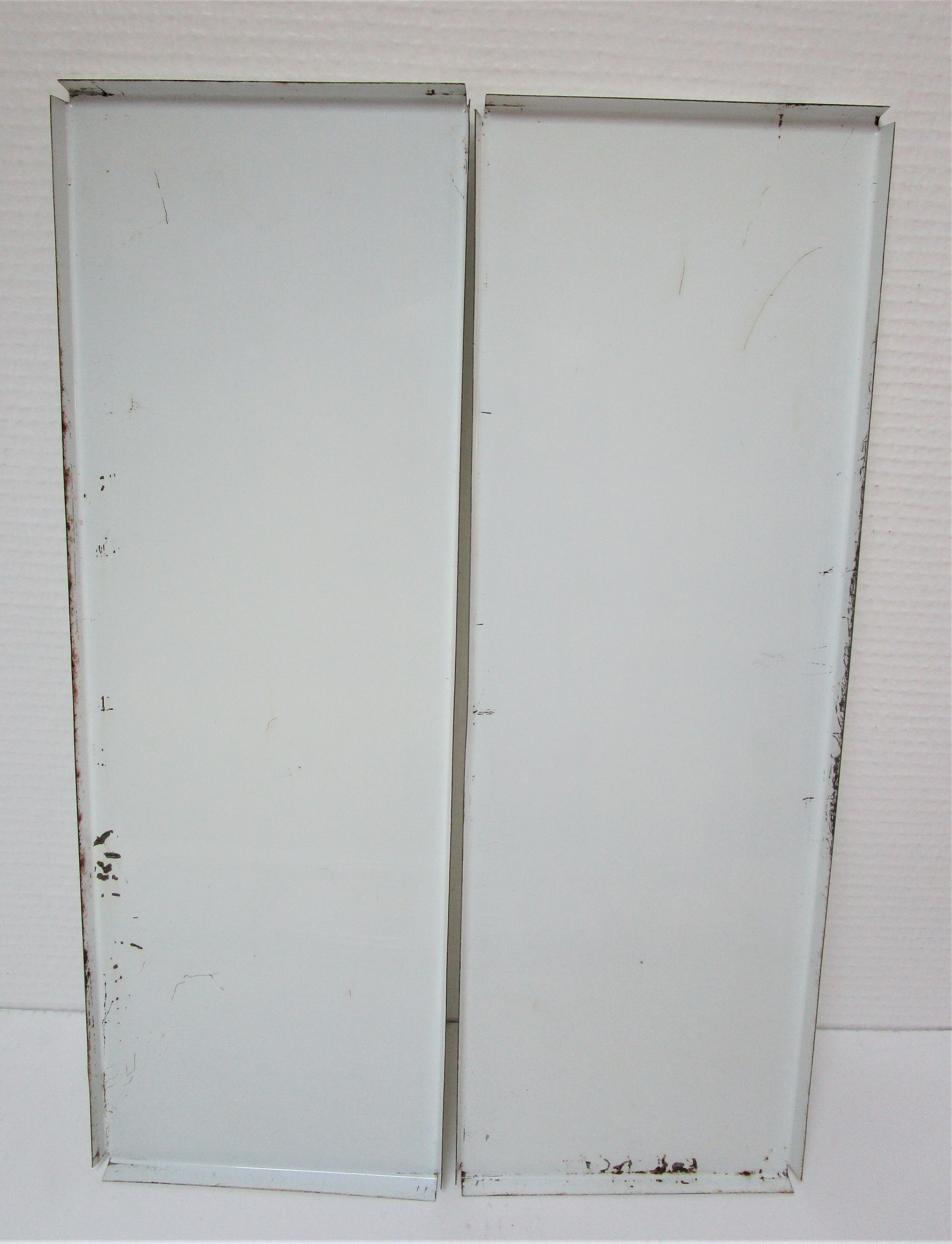 Étagère String métal blanc et acier années 60