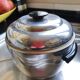 Thermos insulated ice bucket in metal and bakelite, 50s