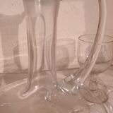 Decanter and wine glasses