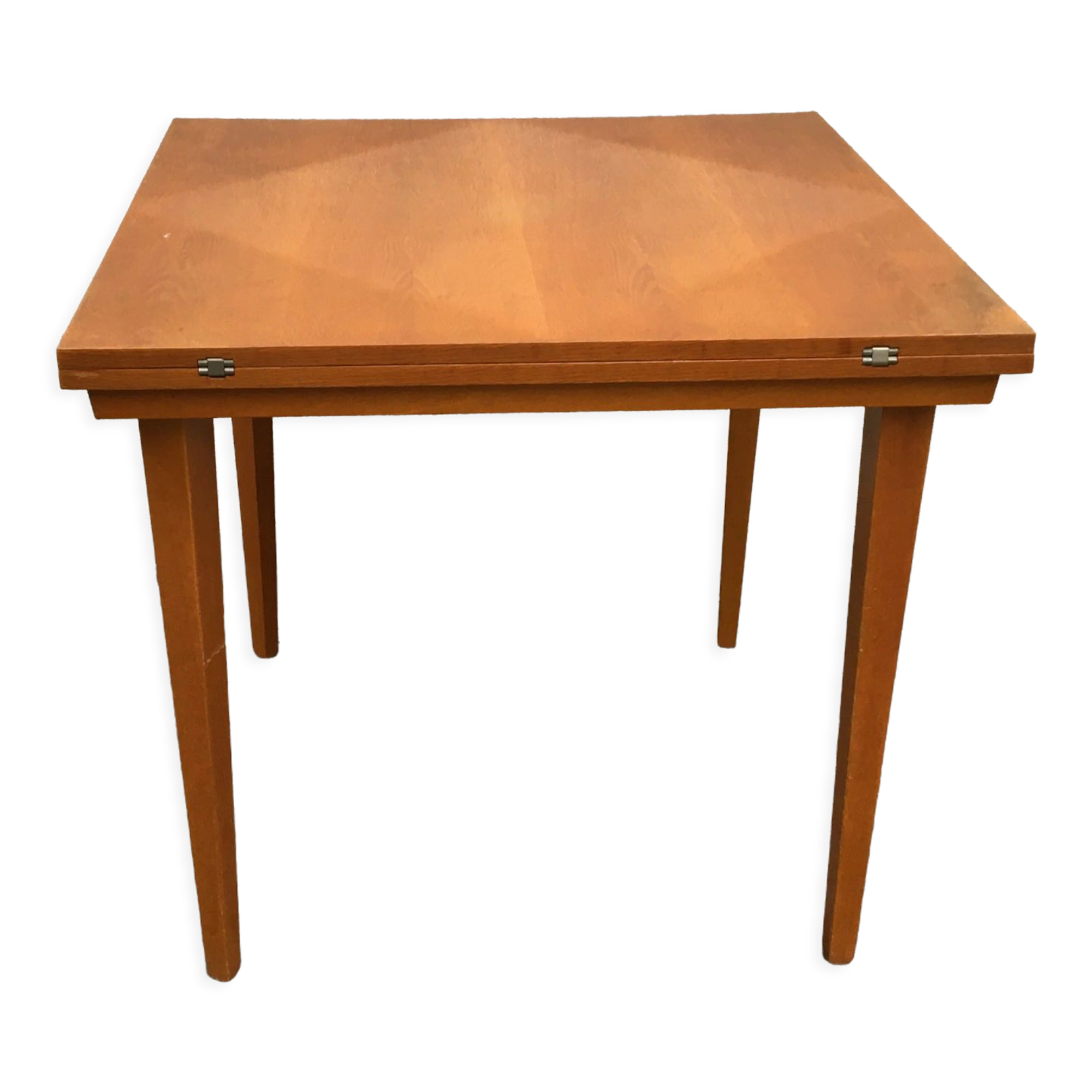 Vintage Jitona extendable dining table mid century 70s wood 85cm-170cm