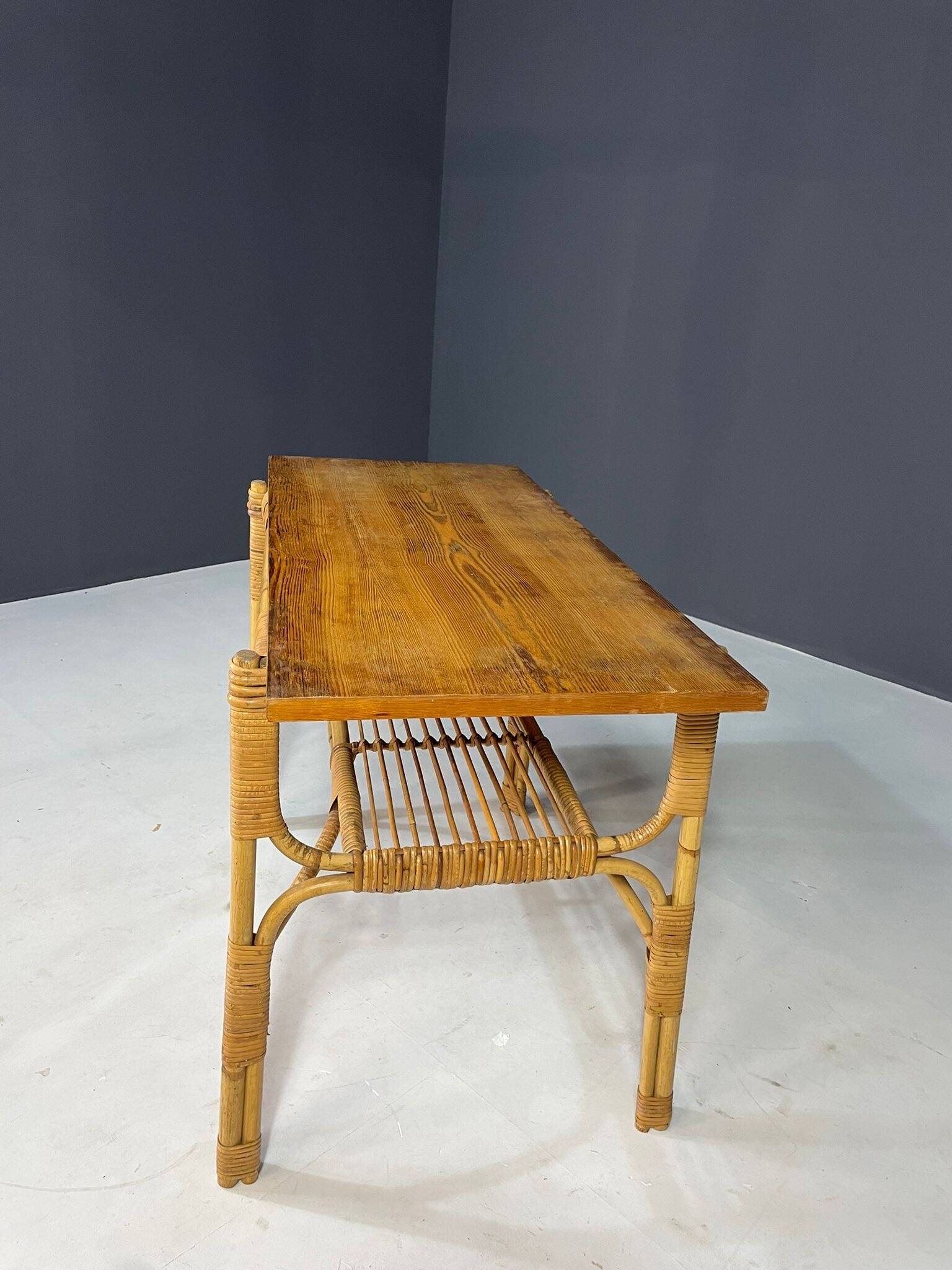 Art Deco rattan seating set, Central Europe, 1930s–1940s