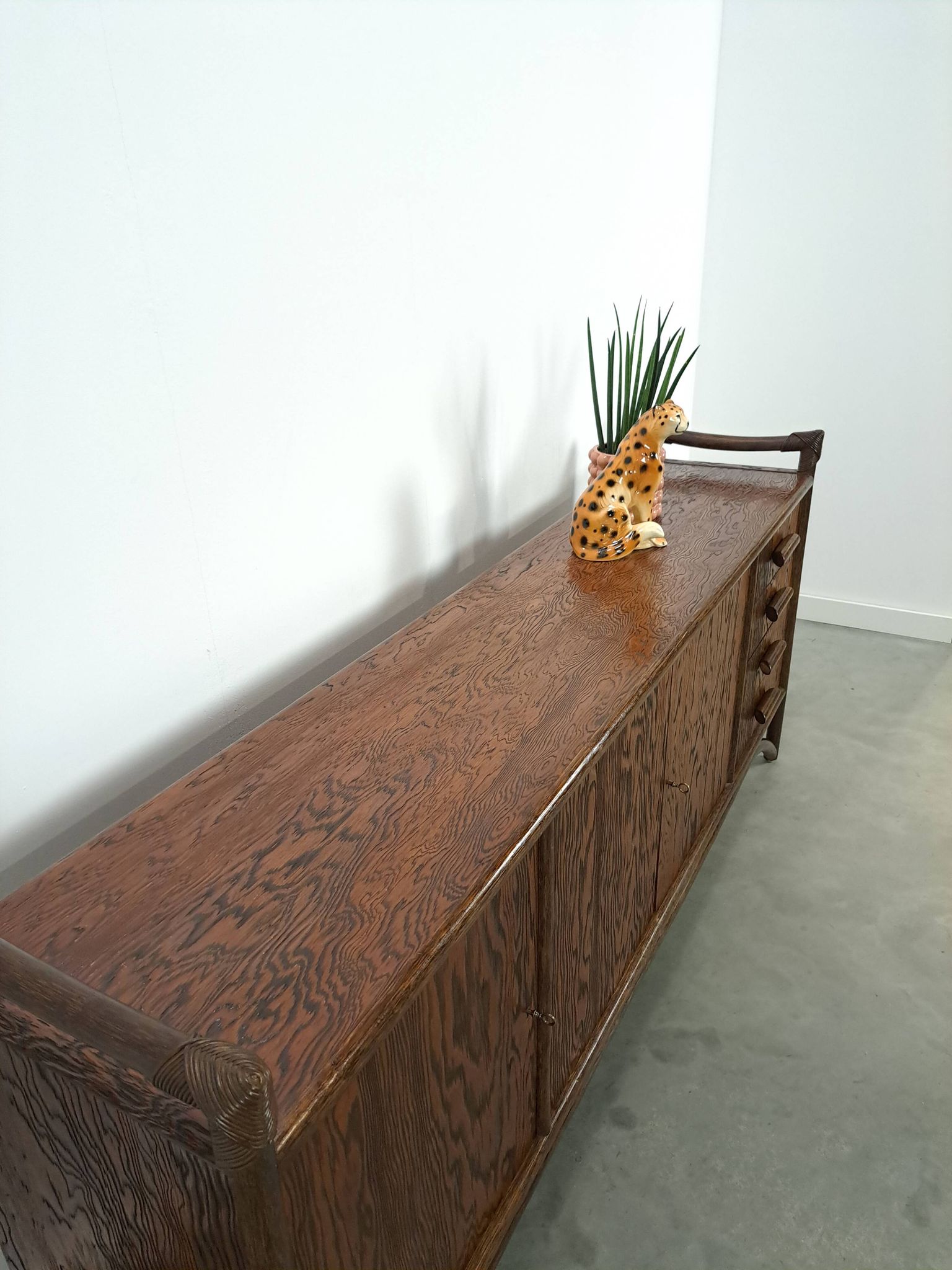 Buffet vintage en bambou
