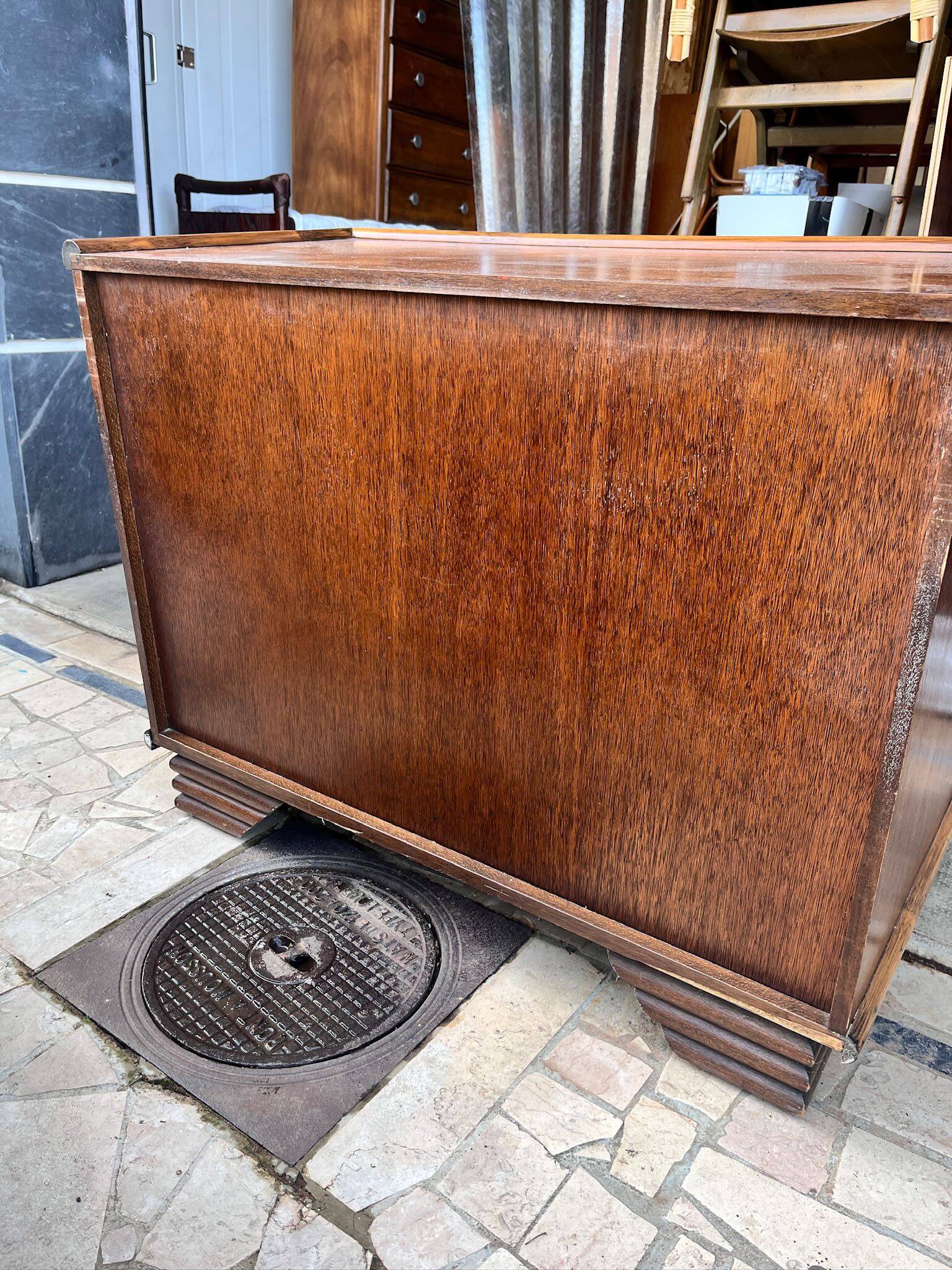 Commode en rotin