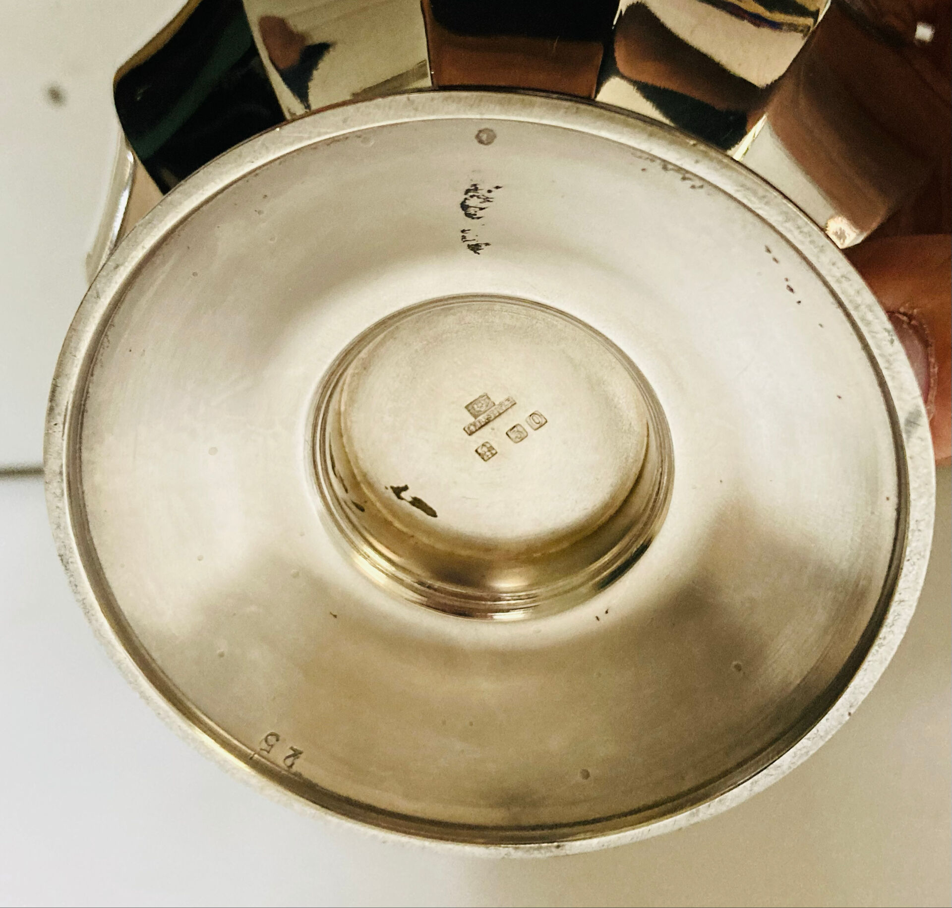 Art Deco teapot CHRISTOFLE early 20th century in silver-plated metal with hallmark