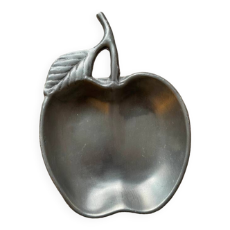Vide-poche Pomme en étain de 1980