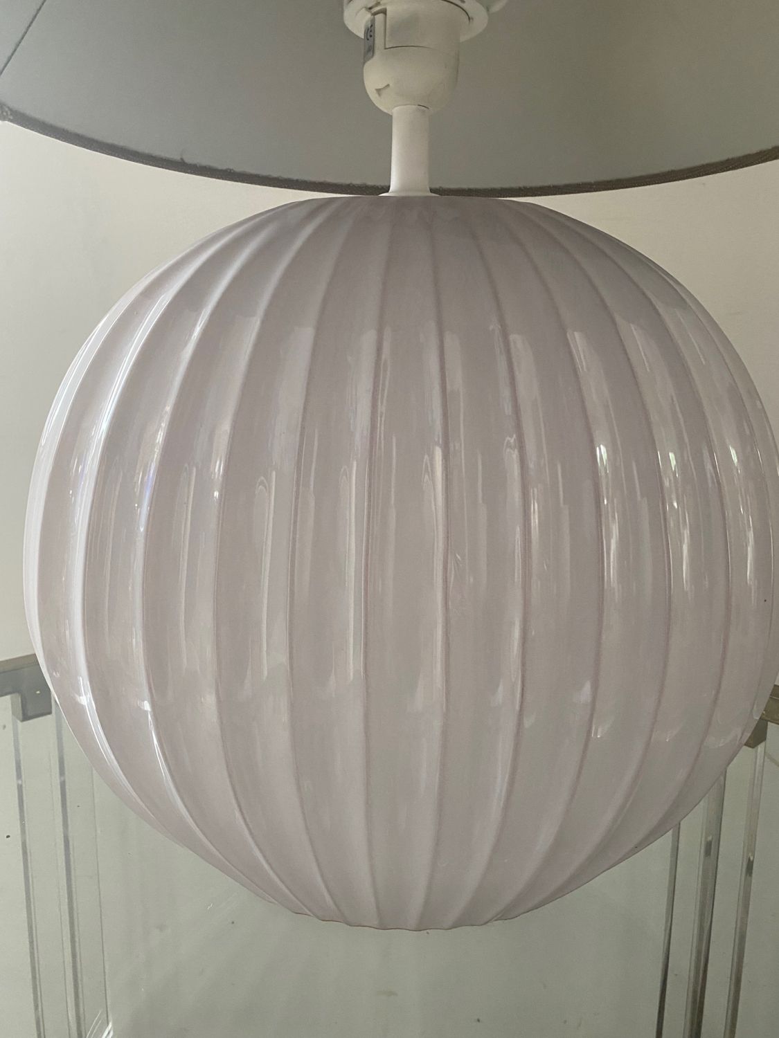 Vintage lamp Koralcoa ceramic 70s