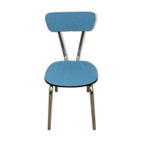 Chaise en formica bleue