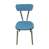 Chaise en formica bleue