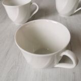 Porcelain cups and saucers Limoges Bernardaud