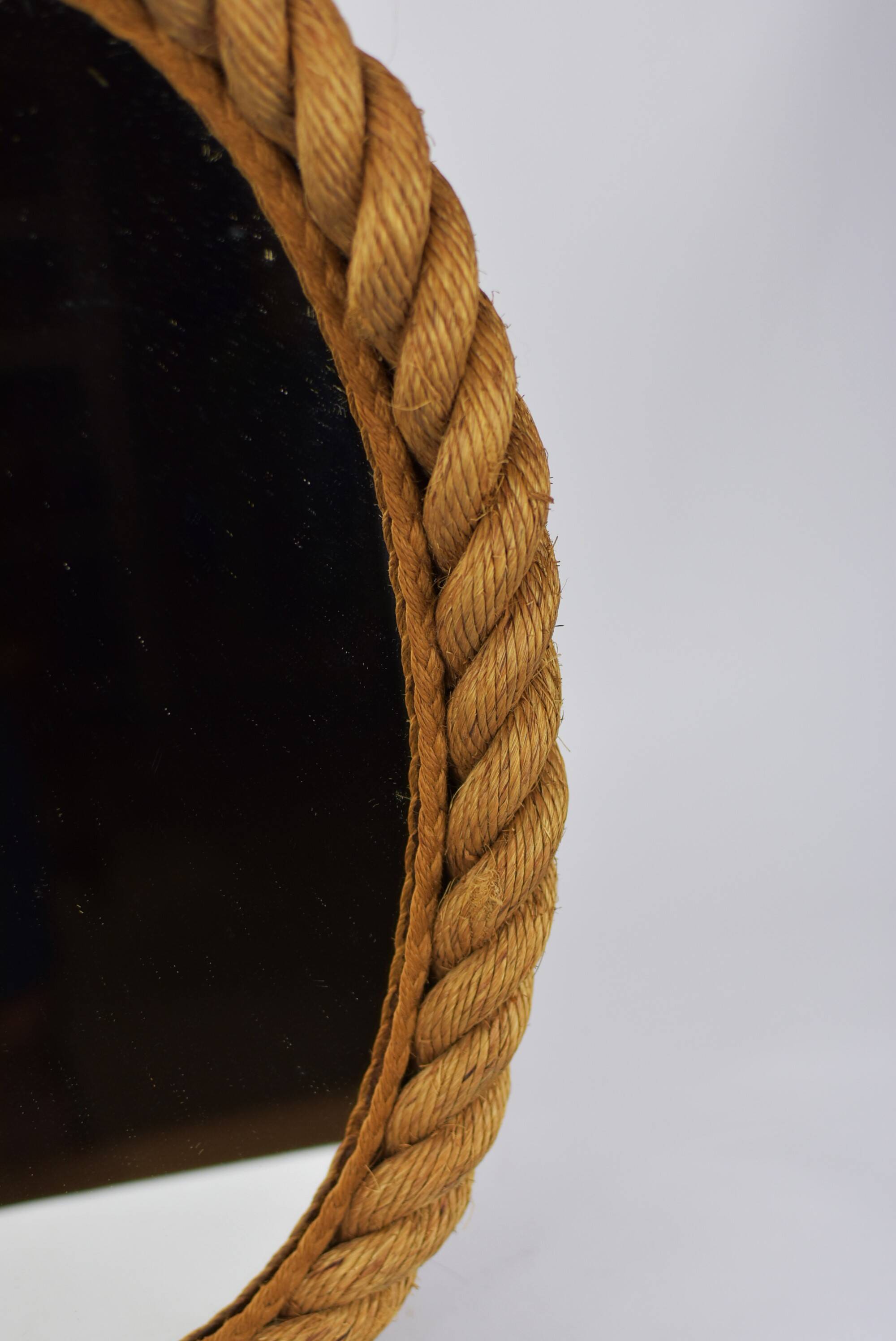 Audoux et Minet oval rope mirror