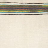 Striped wool rug 219 x 184 cm