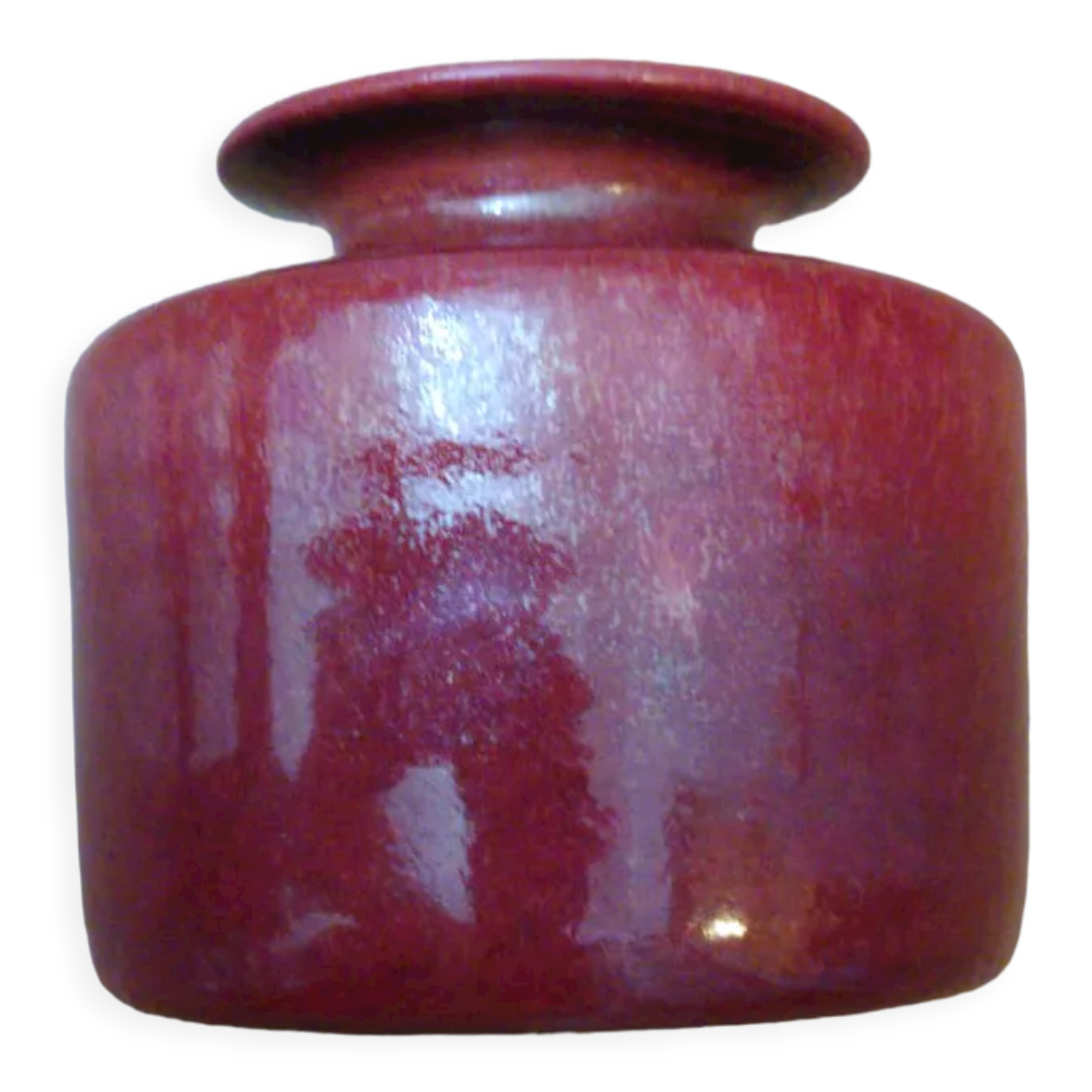 Vase Zaalberg Holland vintage 1960 red