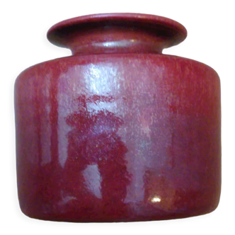 Vase Zaalberg Holland vintage 1960 red