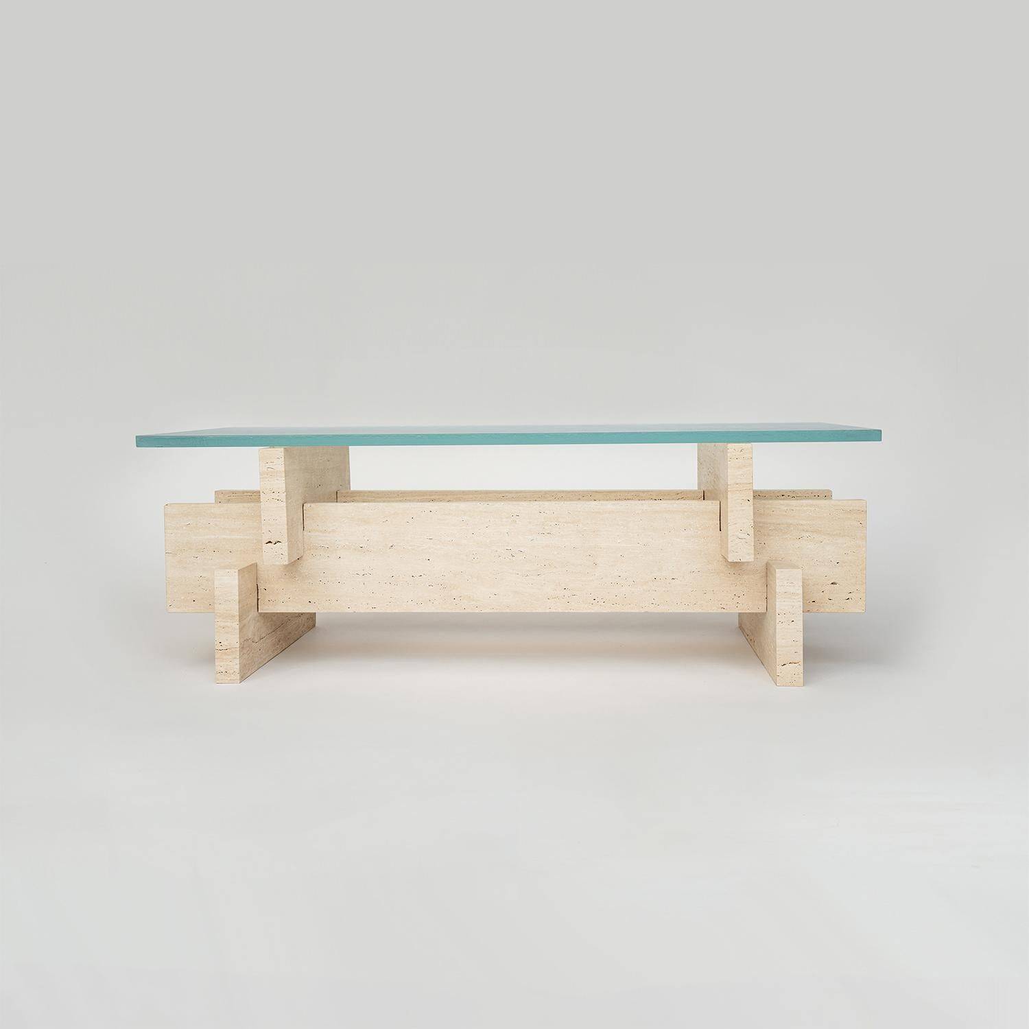Table basse en verre 'BERLIN'