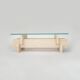Table basse en verre 'BERLIN'