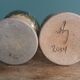 Signed and dated stoneware chalices