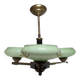 Art Deco style bakelite chandelier, Poland, 1950s