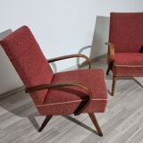 Vintage armchairs by Jaroslav Smidek, 1960s, Set of 2