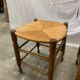 Pair of Antique Straw Stools