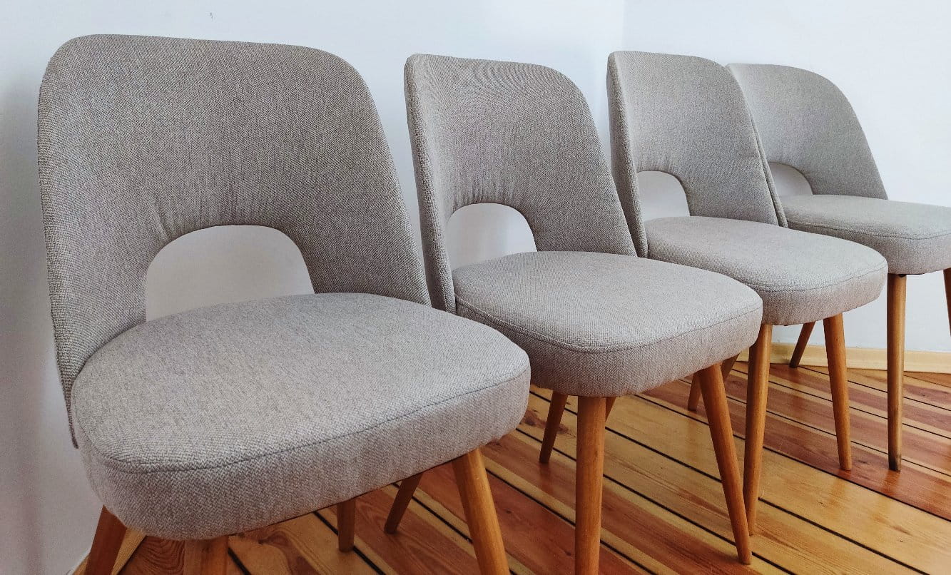 Set of Four Chairs by O. Haerdtl for TON, Czechoslovakia, 1960s