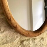 Antique wooden mirror