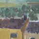 Peinture suédoise, années 1960, huile sur toile, Anders Fogelin (1933-1982)
