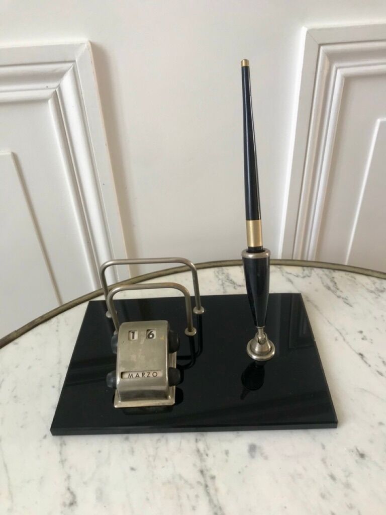 Date pencil holder Italian 50s