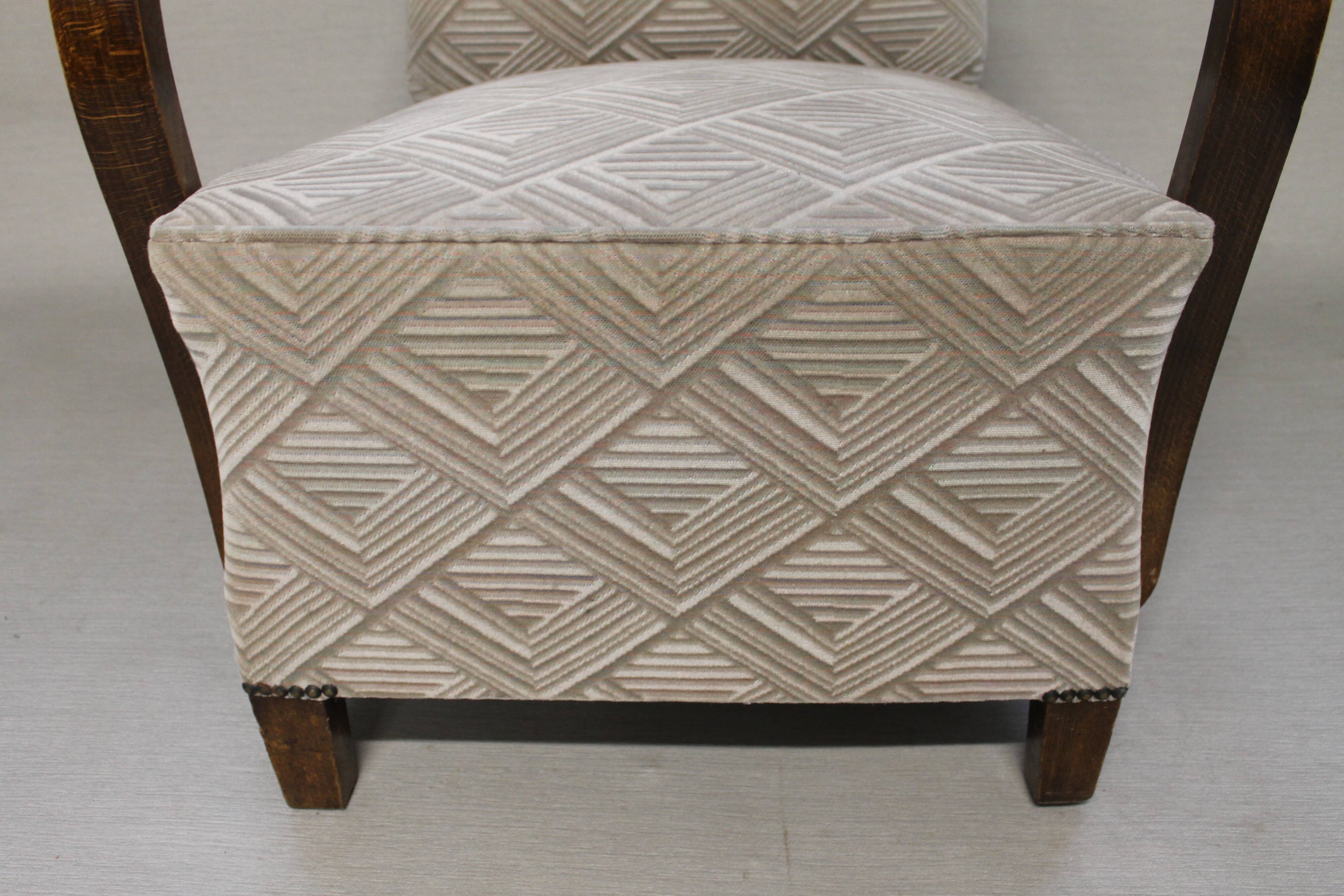 Paire de fauteuils Art deco