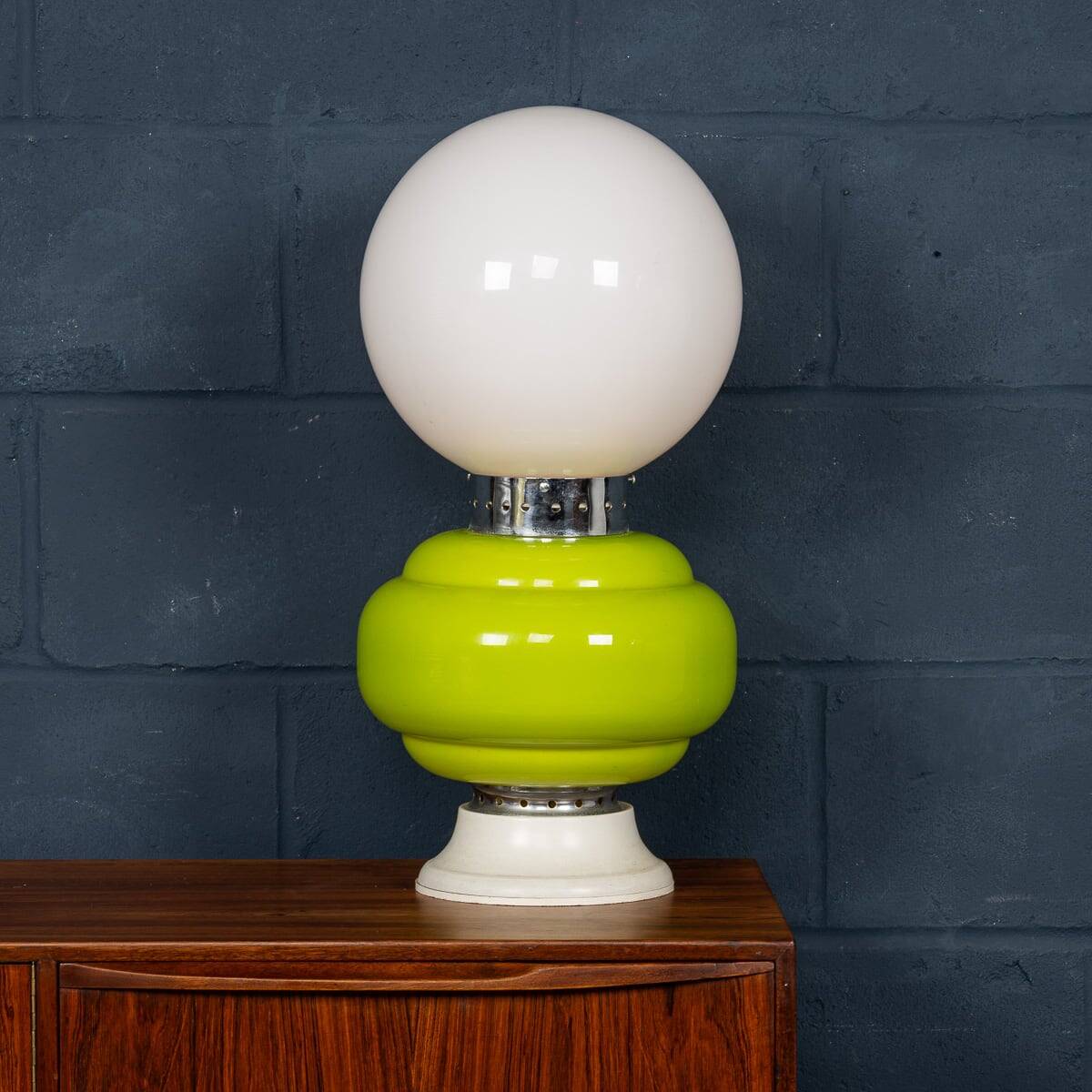 20thc italian table lamp by carlo nason for mazzega, made in murano c.1970