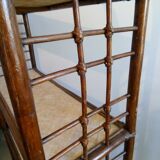 Vintage rattan bamboo tier