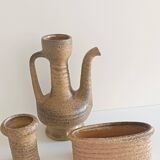 Wabi-Sabi Ceramics Set by Marius Van Woerden, Vest Keramiek, 1960s