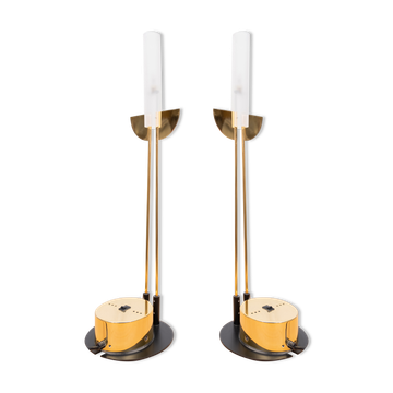 Postmodern table lamps italy 1980s