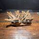 Design coffee table in driftwood and glass – Unique and natural piece