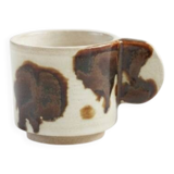 Cortado cup / Double espresso in stoneware "La Vache!" 🐄☕