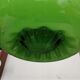 Mid-century portuguese green opaline glass hanging lamp 1960s