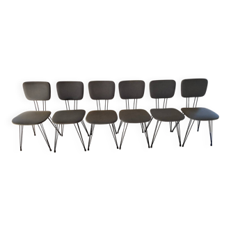 Lot de 6 chaises modèle Eiffel