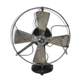 Old metal fan for decoration 30's years
