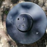 vintage glass globe metal wall light