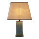 Hollywood Regency lamp in metal and brass from the 70s.