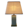 Hollywood Regency lamp in metal and brass from the 70s.