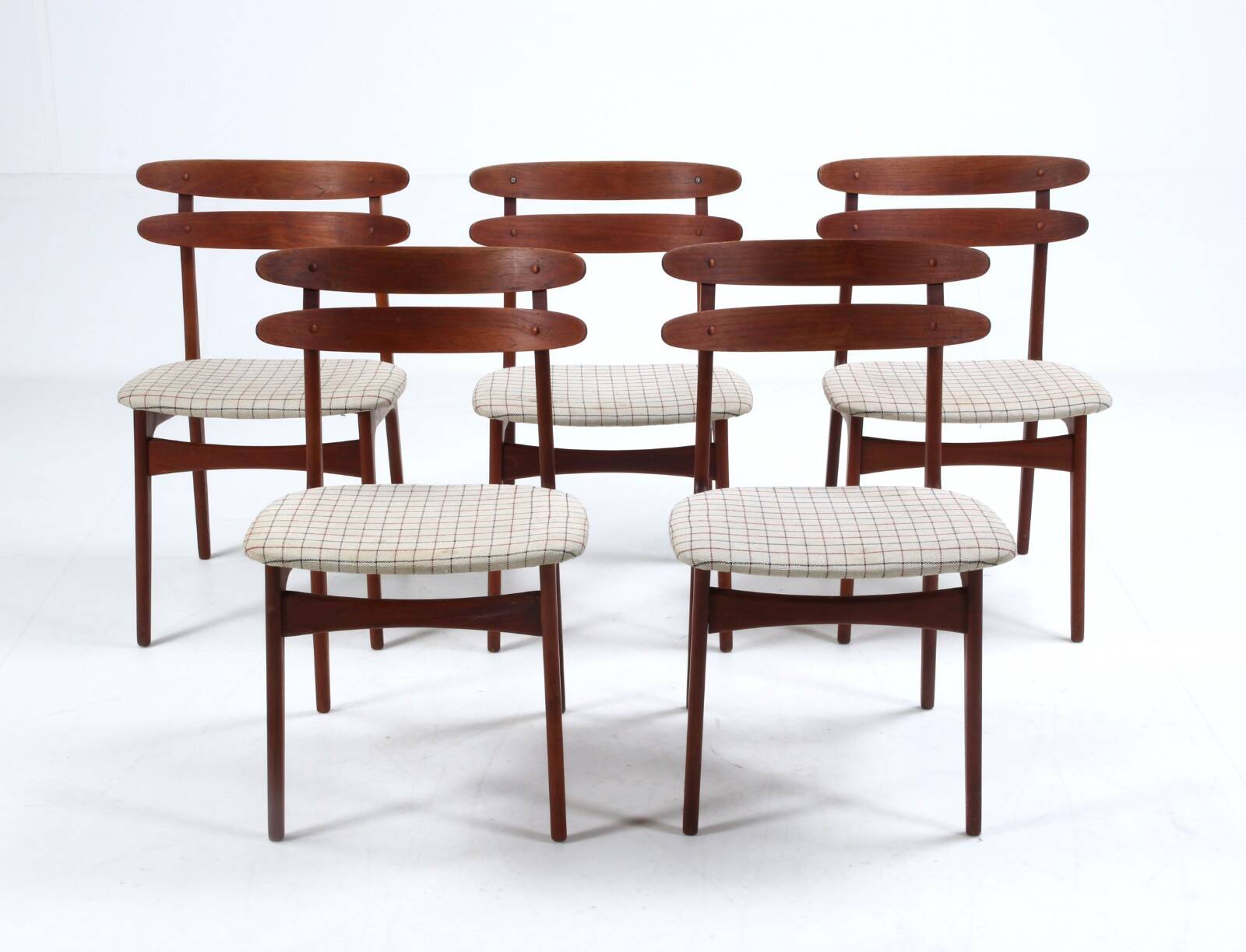 5x Teak Dining Chairs by Johannes Andersen for Bramin